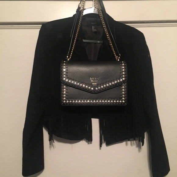 Leather Studded Limited Edition DKNY Bag - Picture 3 of 3
